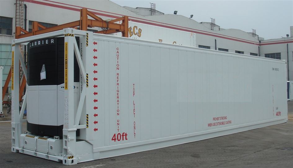 refrigerated containers for rail road sea transport Indonesia